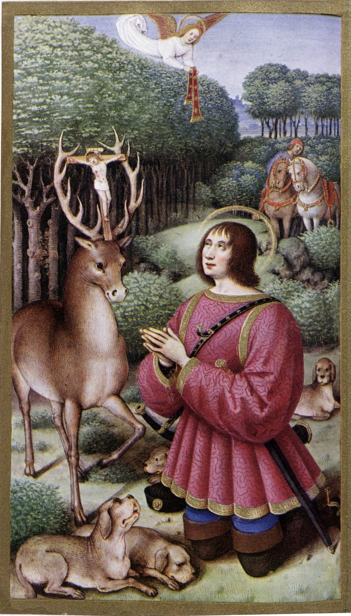 Saint Hubert - Jean (after) Bourdichon