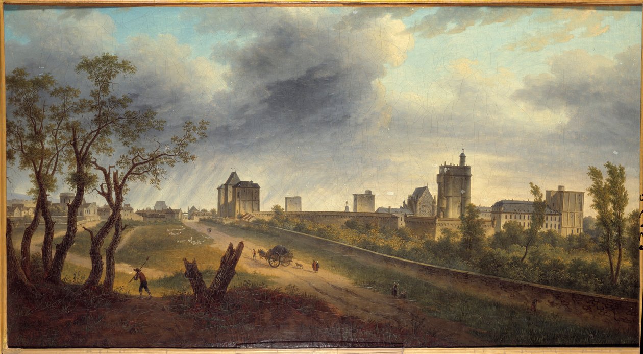 Vue du château de Vincennes - Jean Adrien Guignet
