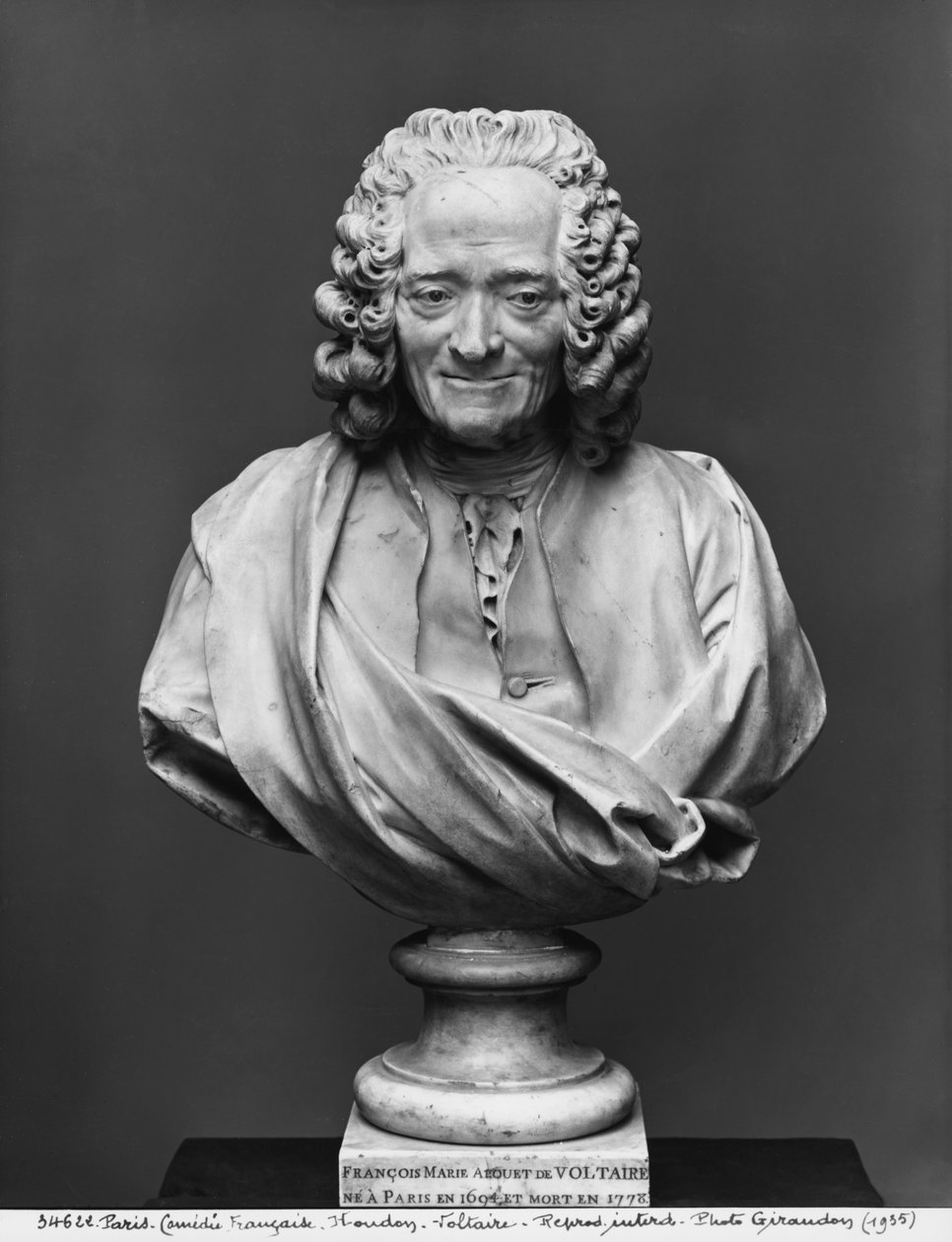 Buste de Voltaire - Jean Antoine Houdon