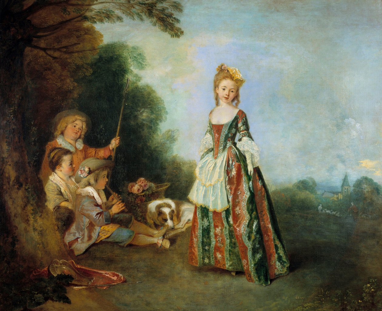 La Danse - Jean Antoine Watteau