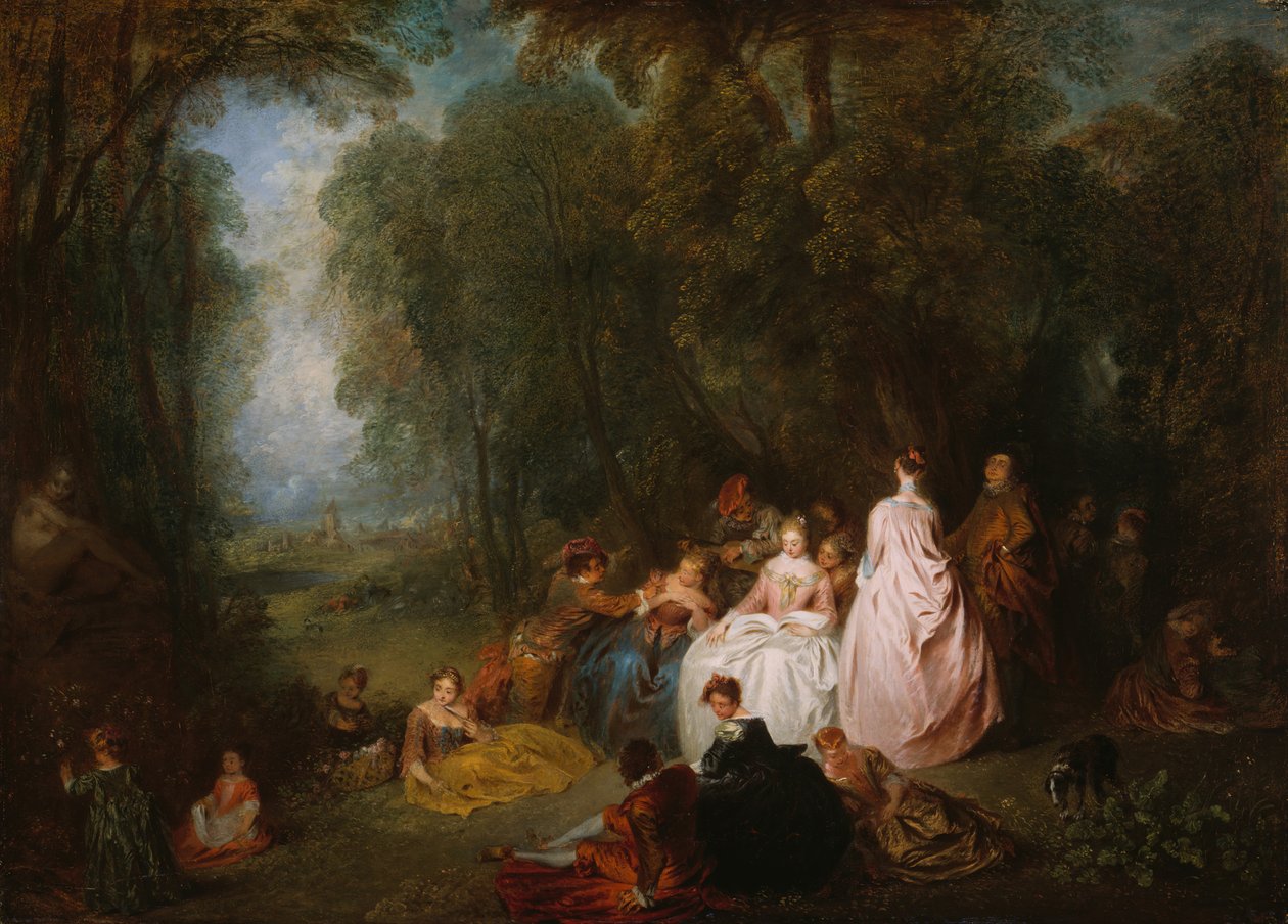 Fête champêtre, 171821 - Jean Antoine Watteau