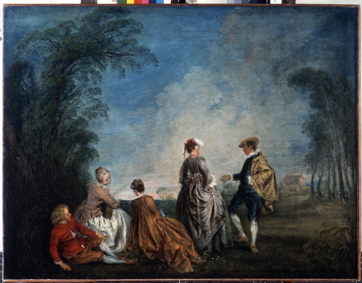 Une demande embarrassante - Jean Antoine Watteau