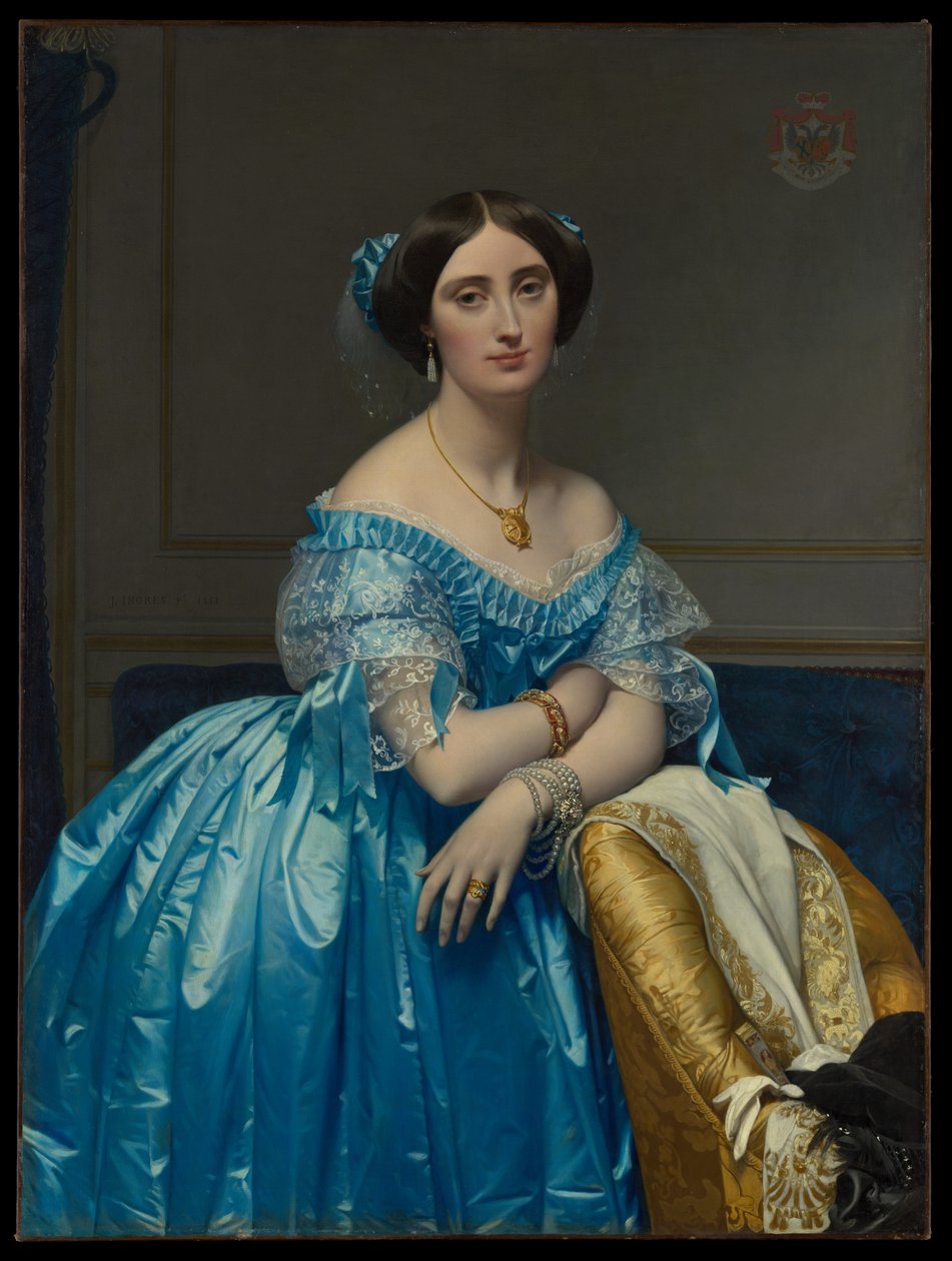 Joséphine-Éléonore-Marie-Pauline de Galard de Brassac de Béarn (1825-1860), princesse de Broglie - Jean Auguste Dominique Ingres