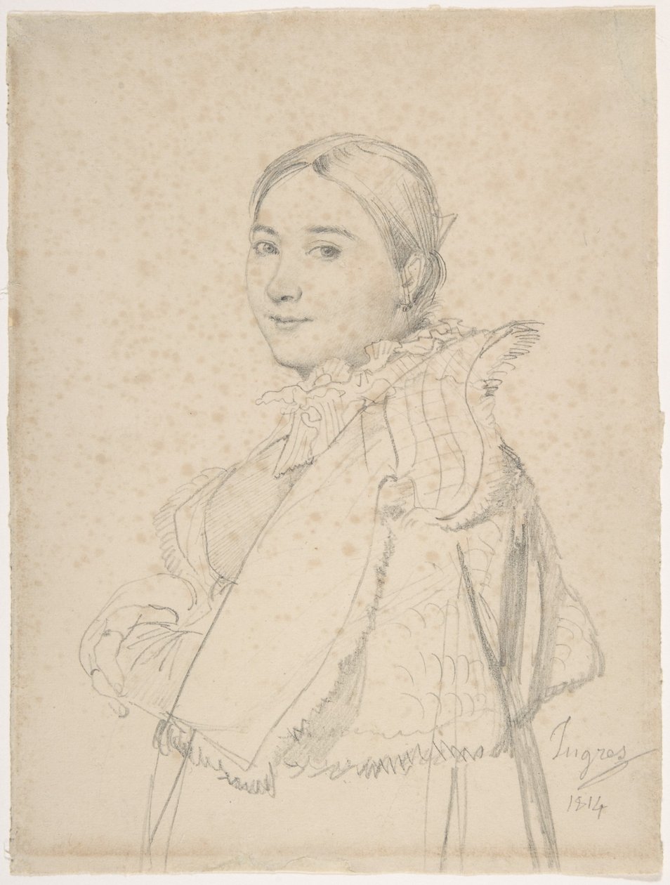 Madame Jean-Auguste-Dominique Ingres, née Madeleine Chapelle - Jean Auguste Dominique Ingres