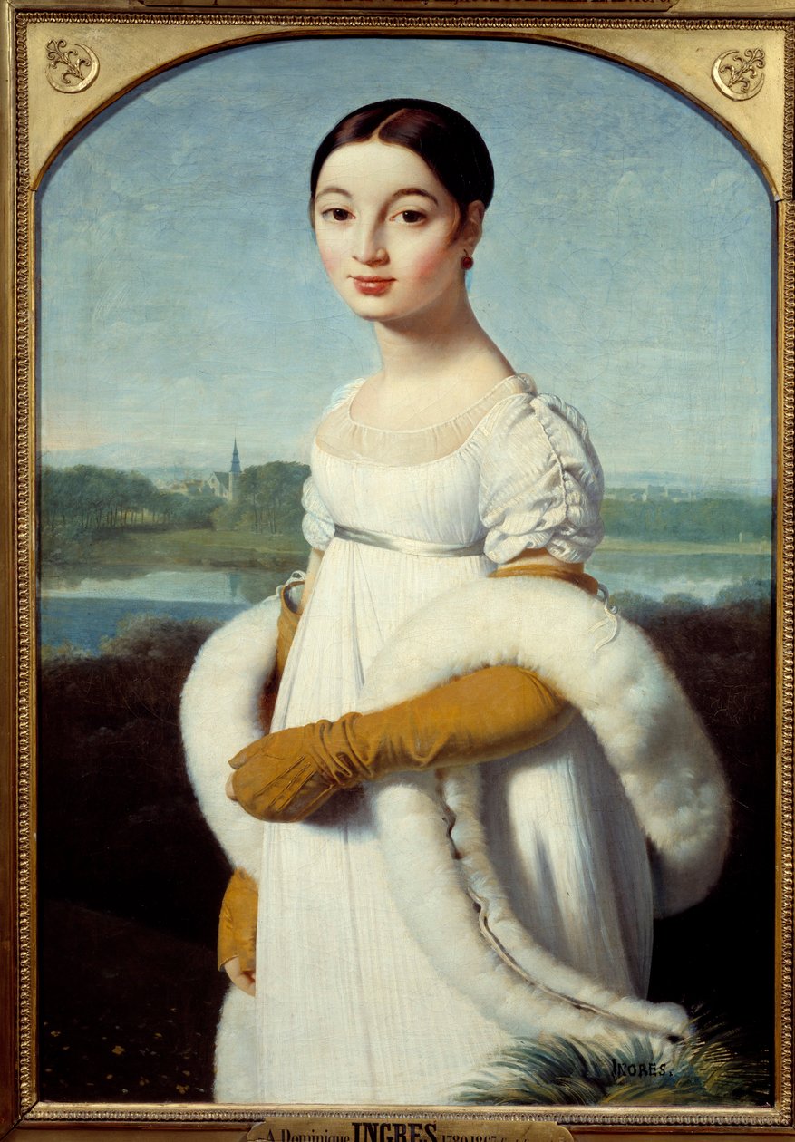Portrait de Mademoiselle Caroline Riviere - Jean Auguste Dominique Ingres