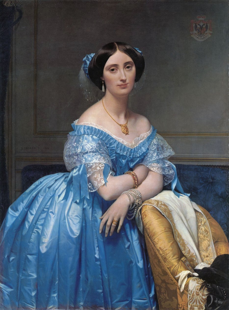 Portrait de la princesse Albert de Broglie - Jean Auguste Dominique Ingres