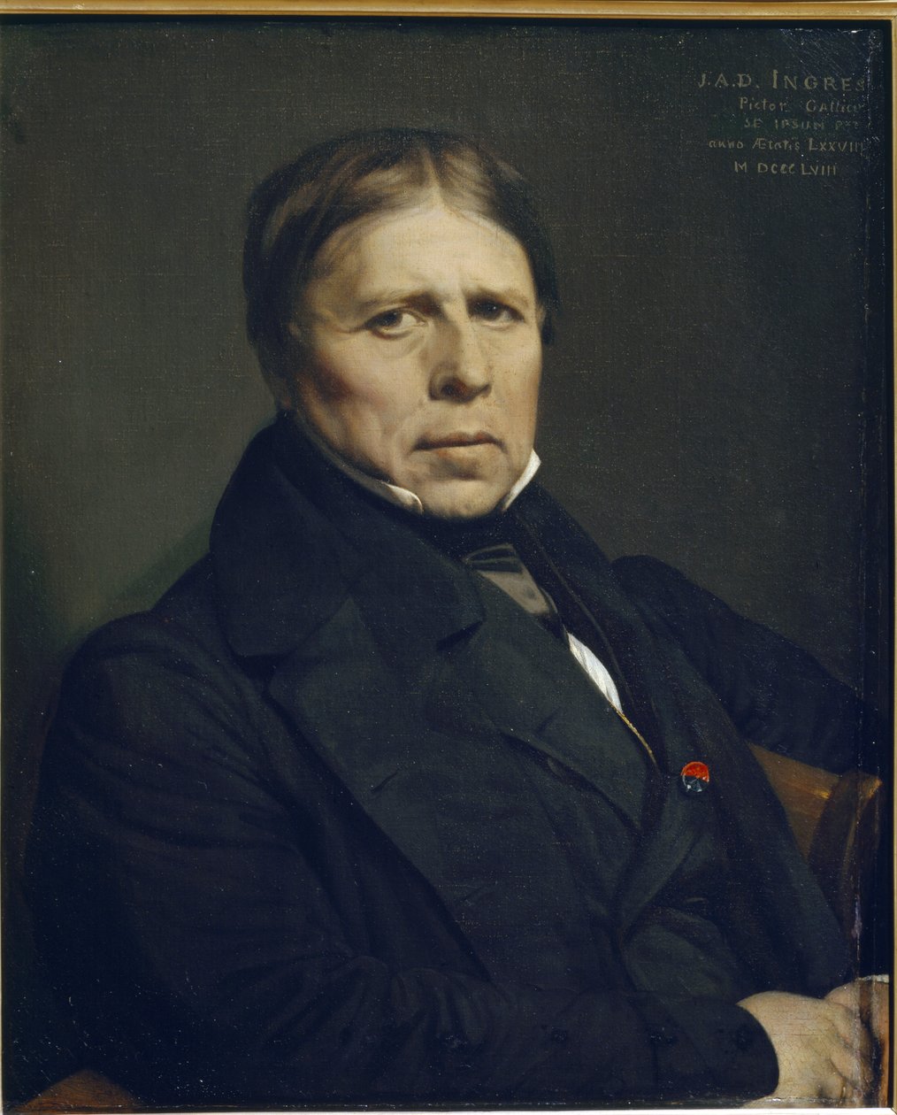 Autoportrait à 78 ans - Jean Auguste Dominique Ingres