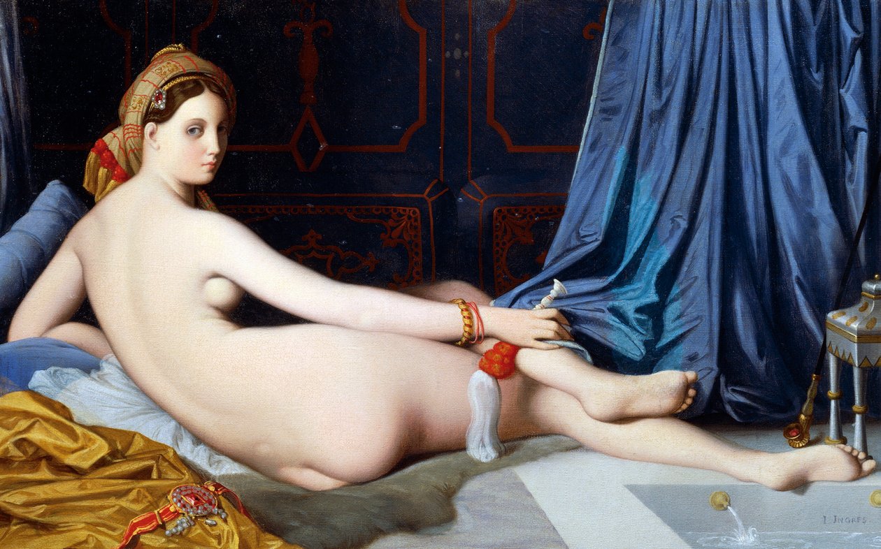 La Grande Odalisque - Jean Auguste Dominique Ingres