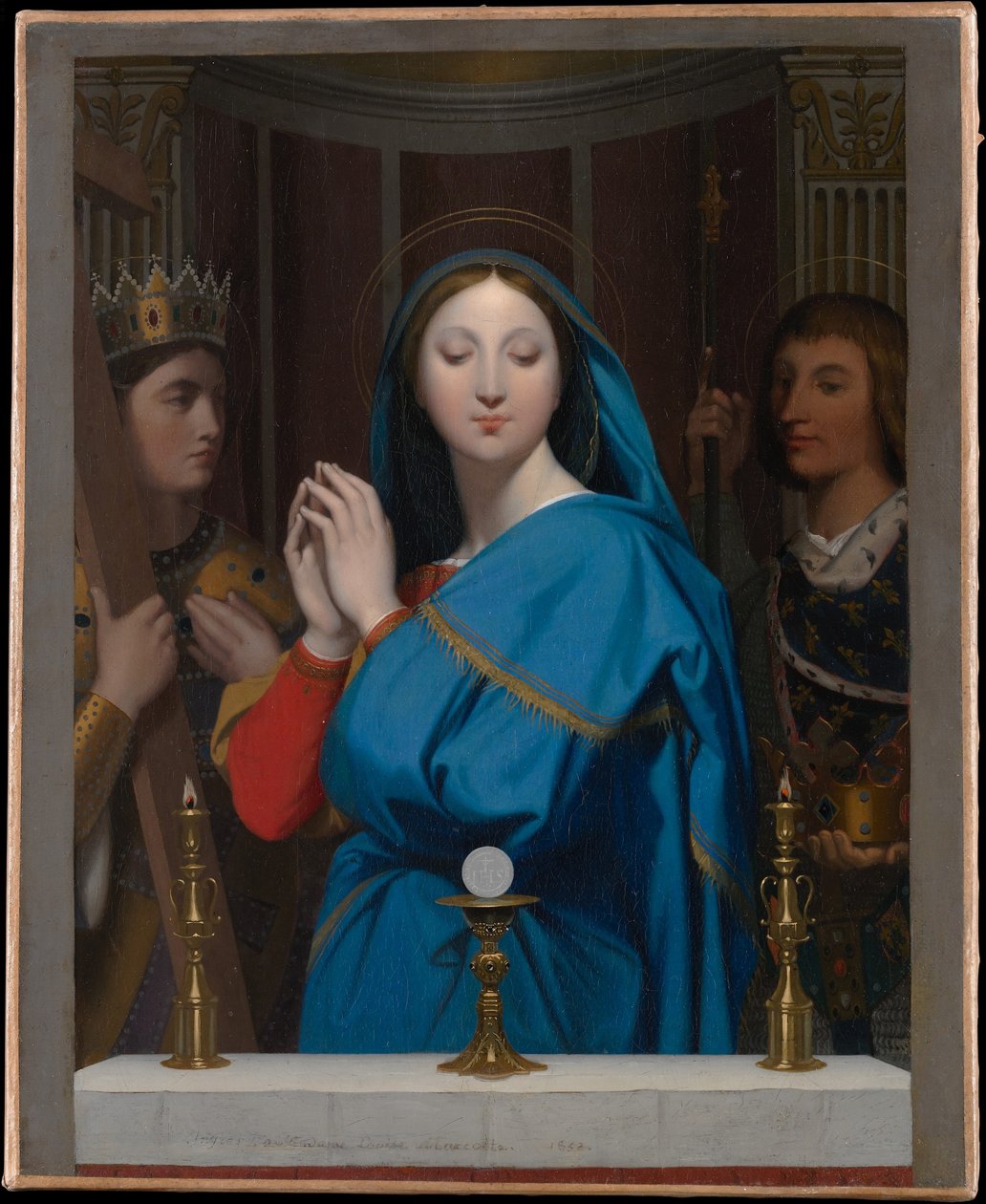 La Vierge adorant l