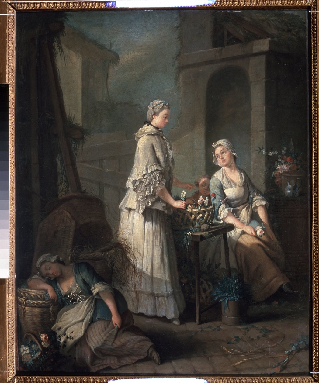 La marchande de fleurs - Jean Baptiste Charpentier
