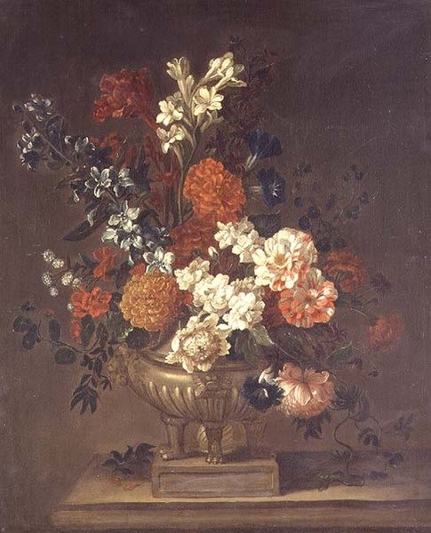 Nature morte, fleurs mélangées - Jean Baptiste (follower of) Monnoyer