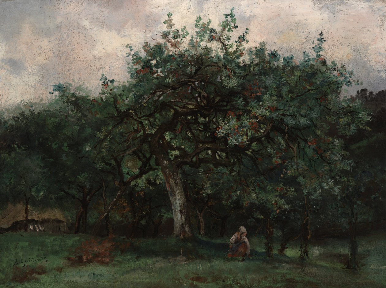 Paysage avec Petite Fille - Jean Baptiste Antoine Guillemet