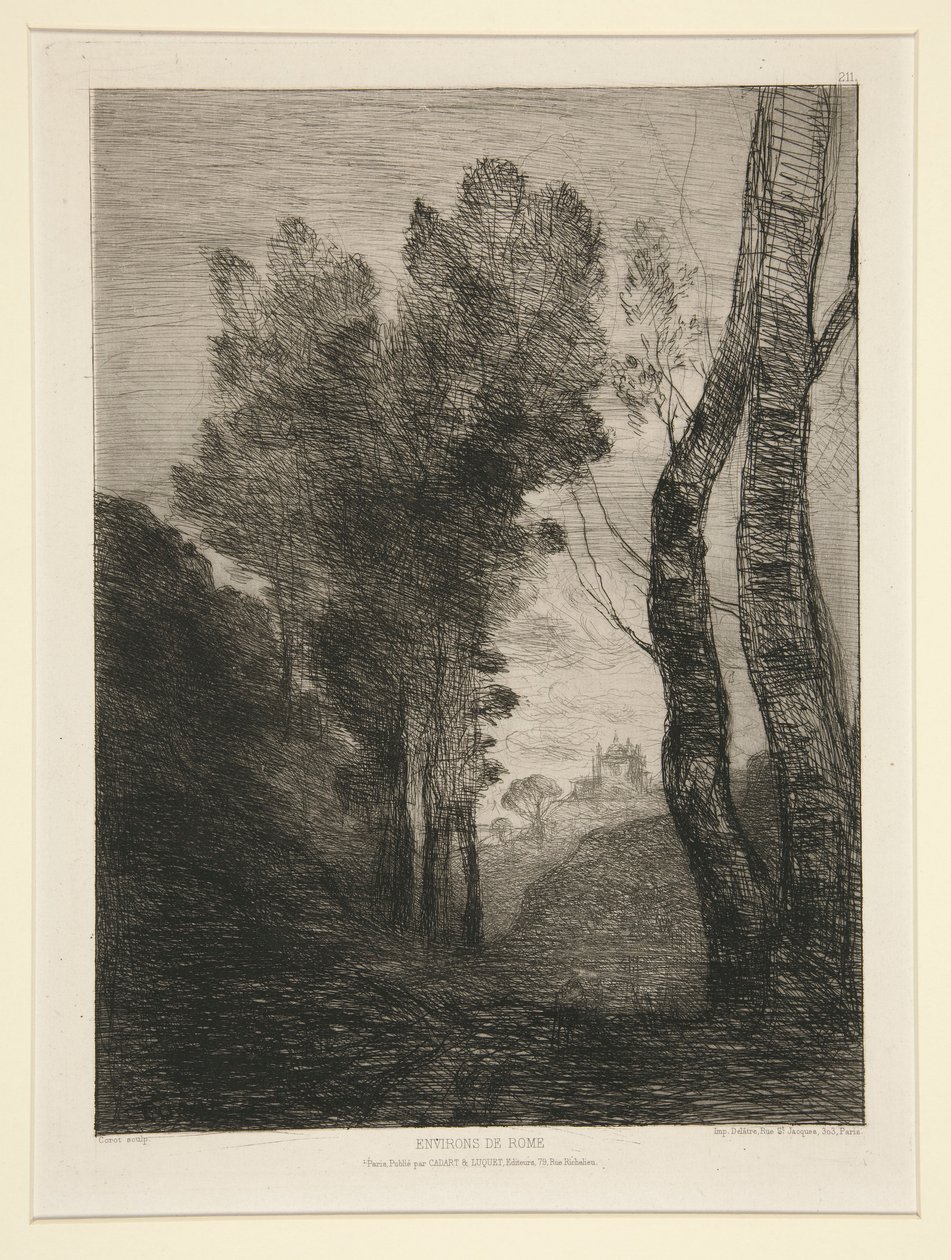 Environs de Rome - Jean Baptiste Camille Corot