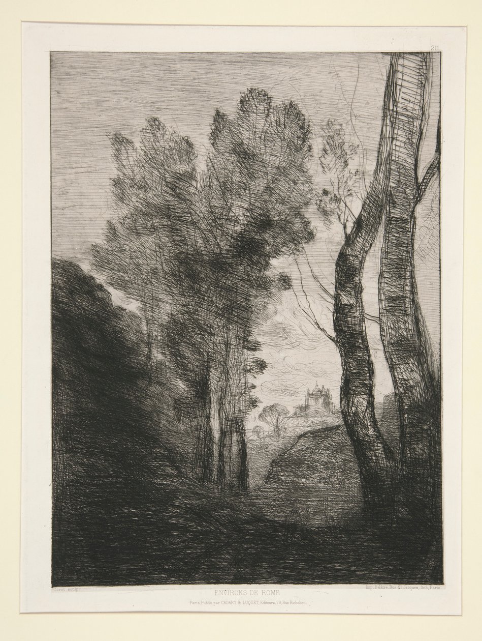 Environs de Rome - Jean Baptiste Camille Corot