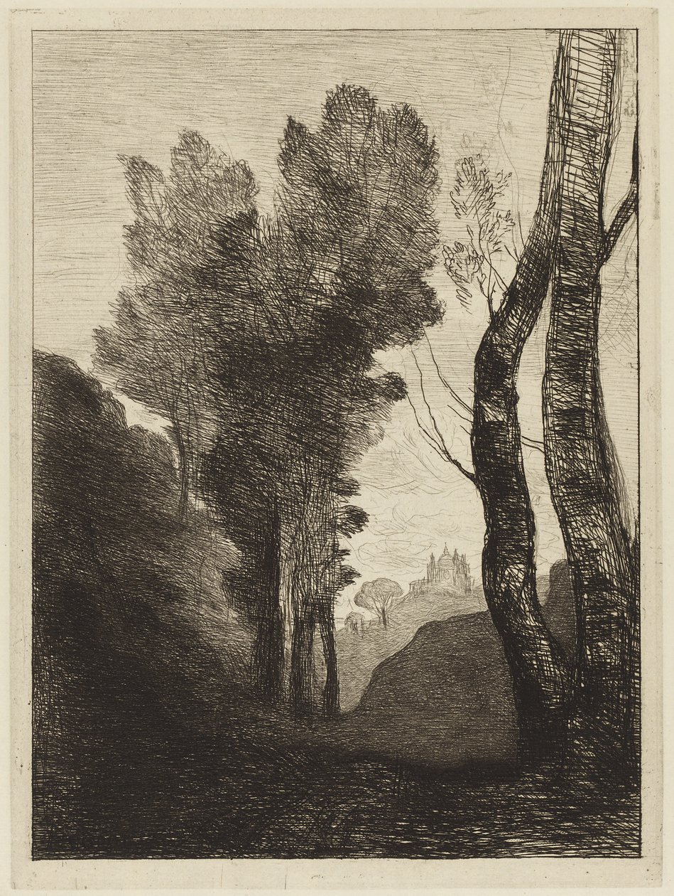 Environs de Rome - Jean-Baptiste-Camille Corot