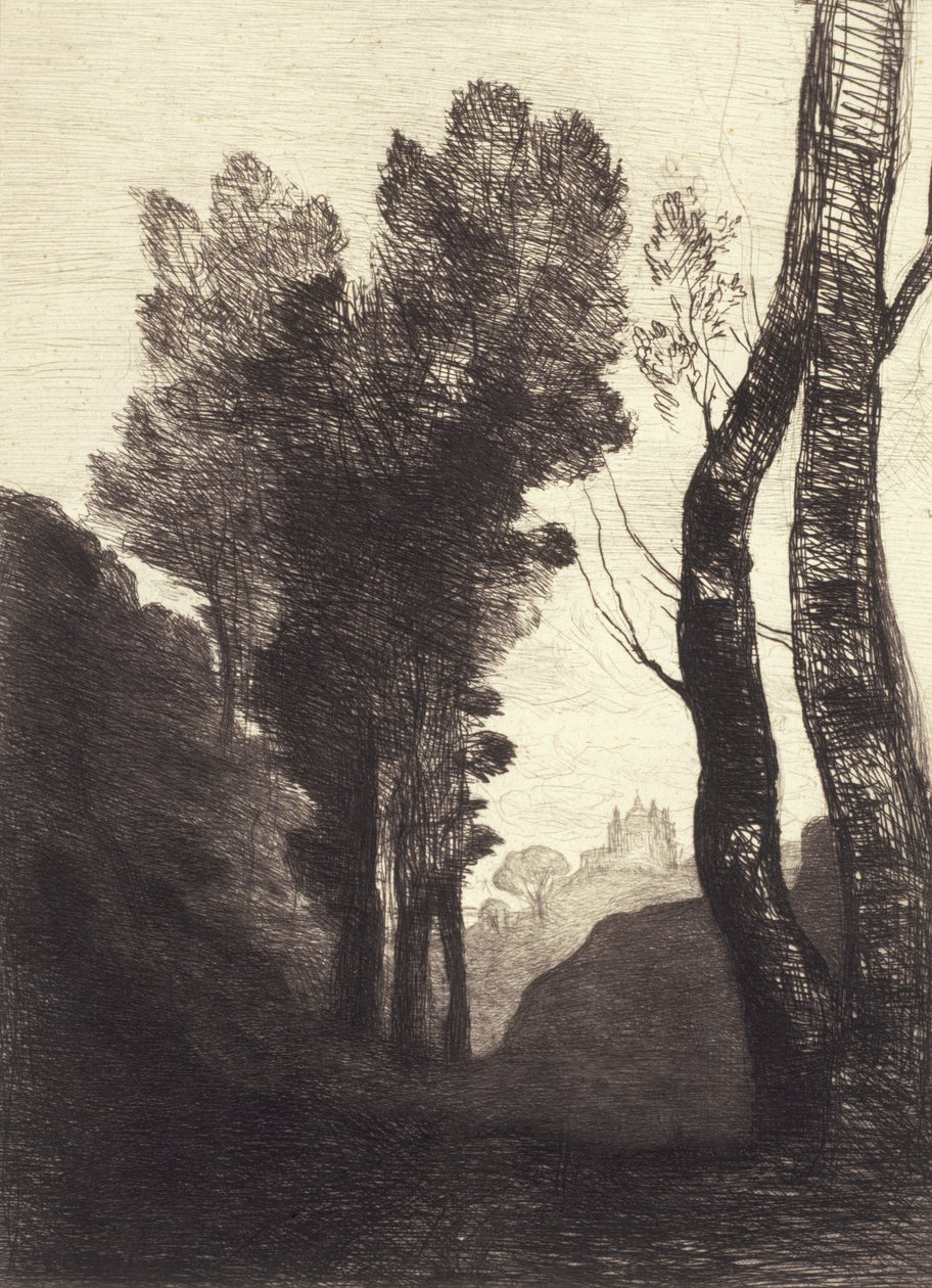 Environs de Rome, 1866 - Jean Baptiste Camille Corot