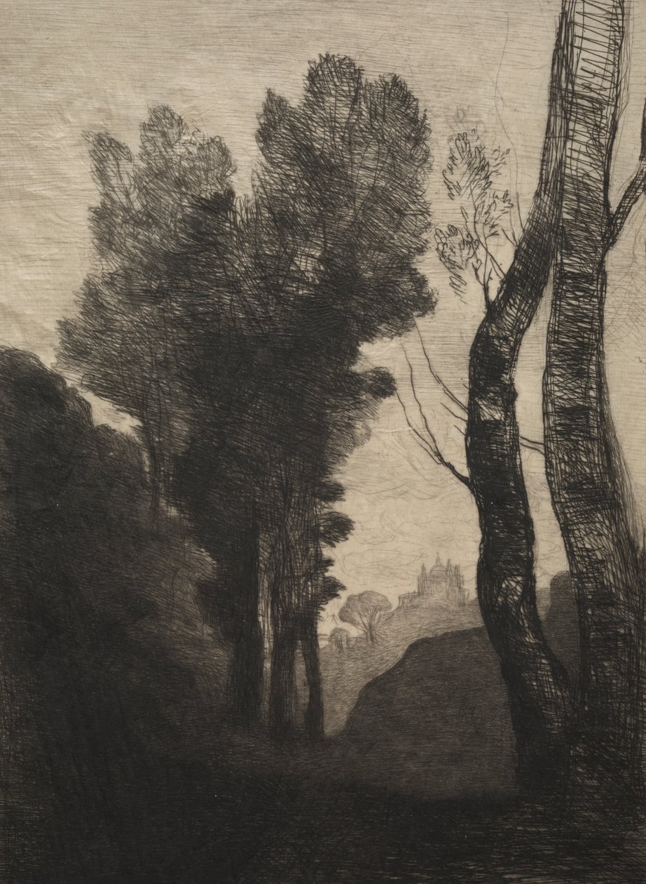 Environs de Rome - Jean-Baptiste-Camille Corot