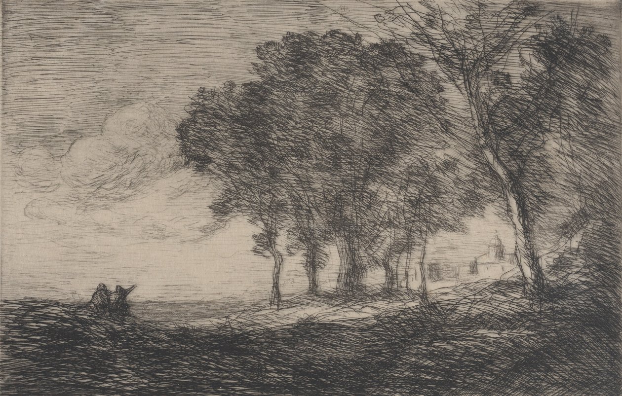 Paysage italien - Jean Baptiste Camille Corot