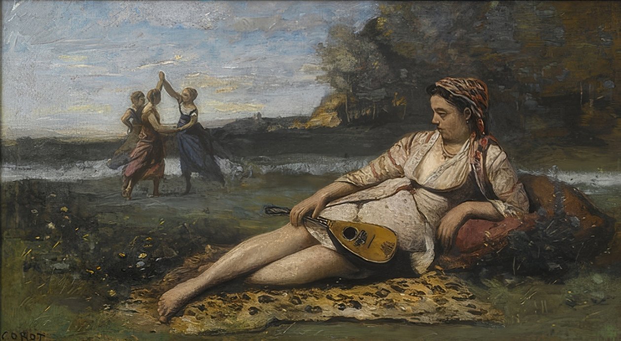Jeunes filles de Sparte - Jean-Baptiste-Camille Corot