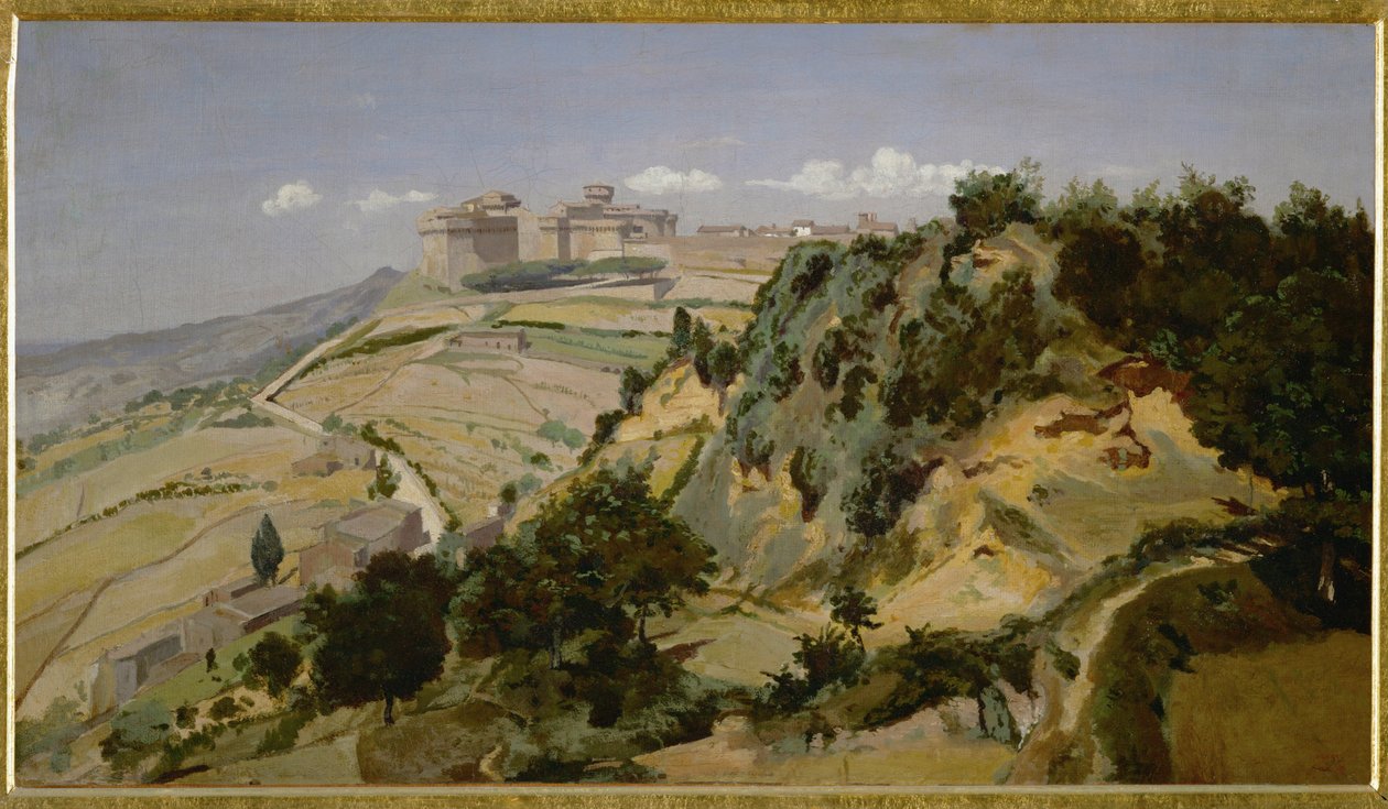 La citadelle de Volterra - Volterra citadel ... - Jean Baptiste Camille Corot