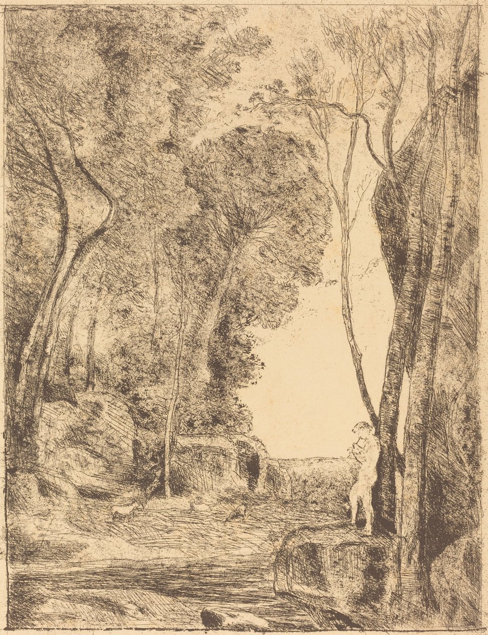 Le Petit Berger - Jean Baptiste Camille Corot