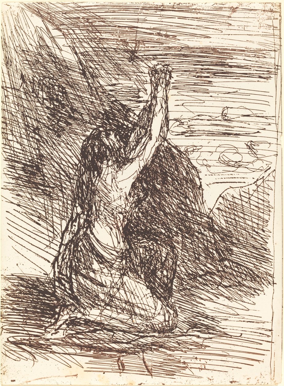 Madeleine à genoux - Jean Baptiste Camille Corot
