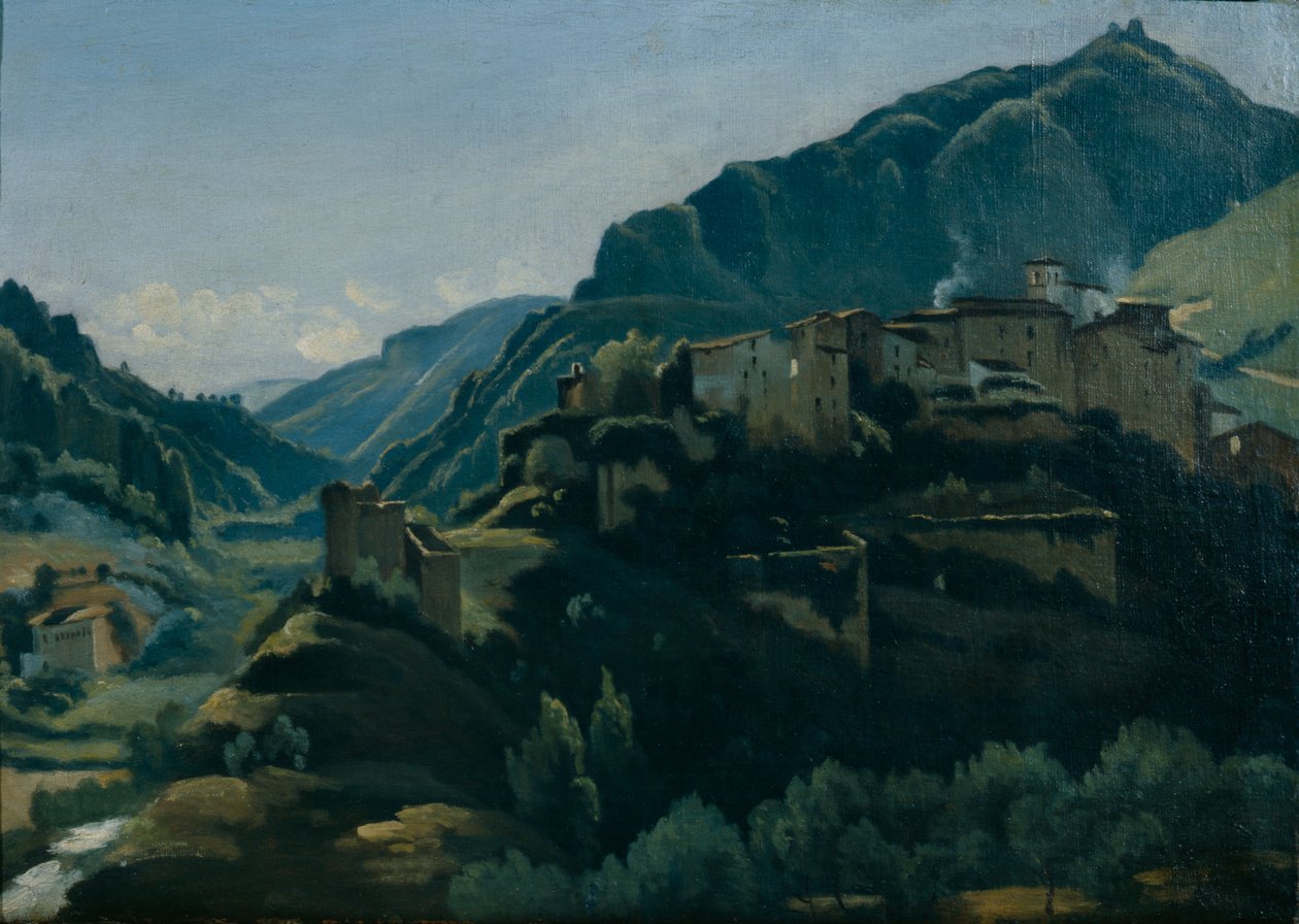 Village méridional - Jean Baptiste Camille Corot