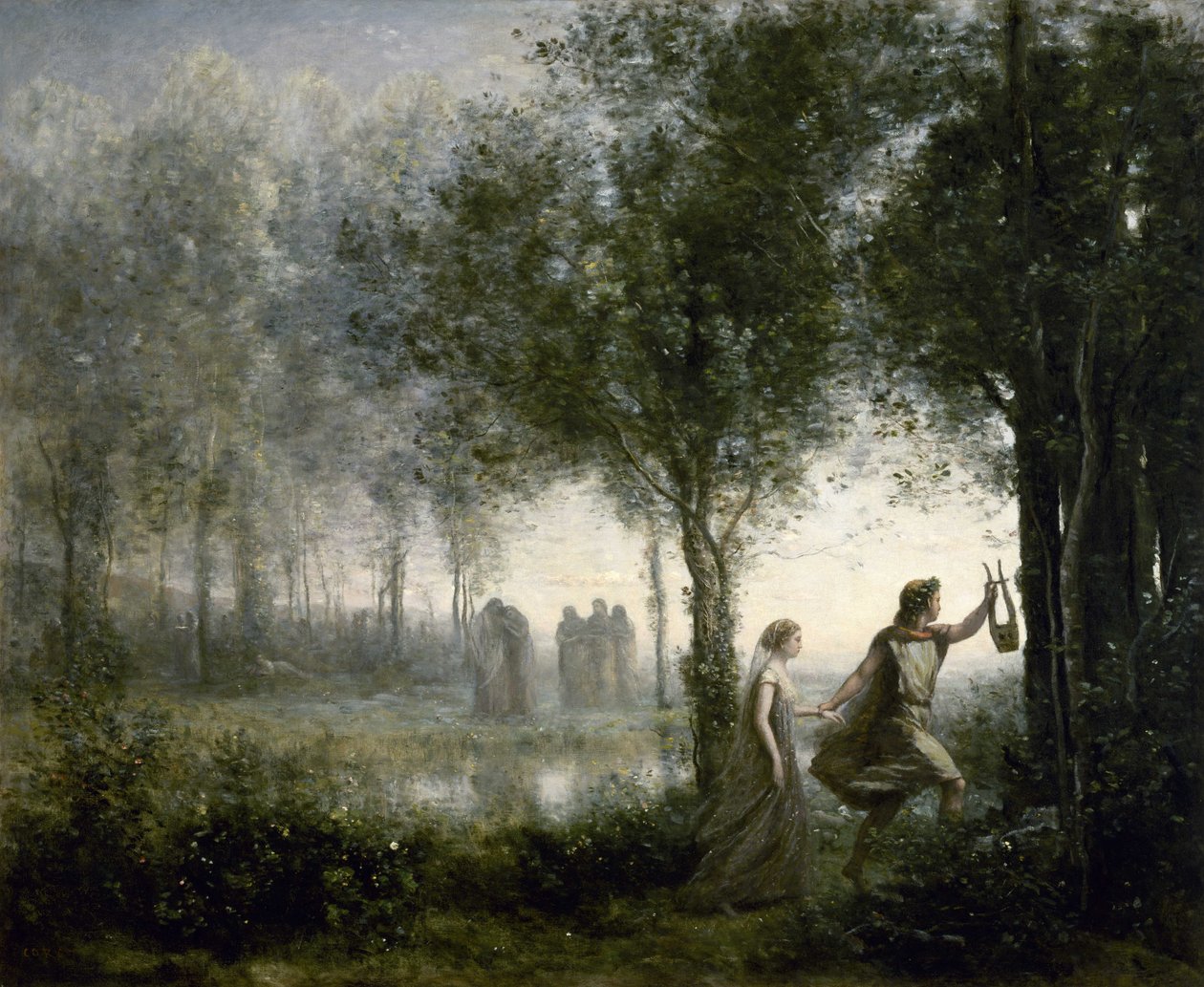 Orphée ramenant Eurydice des Enfers - Jean Baptiste Camille Corot