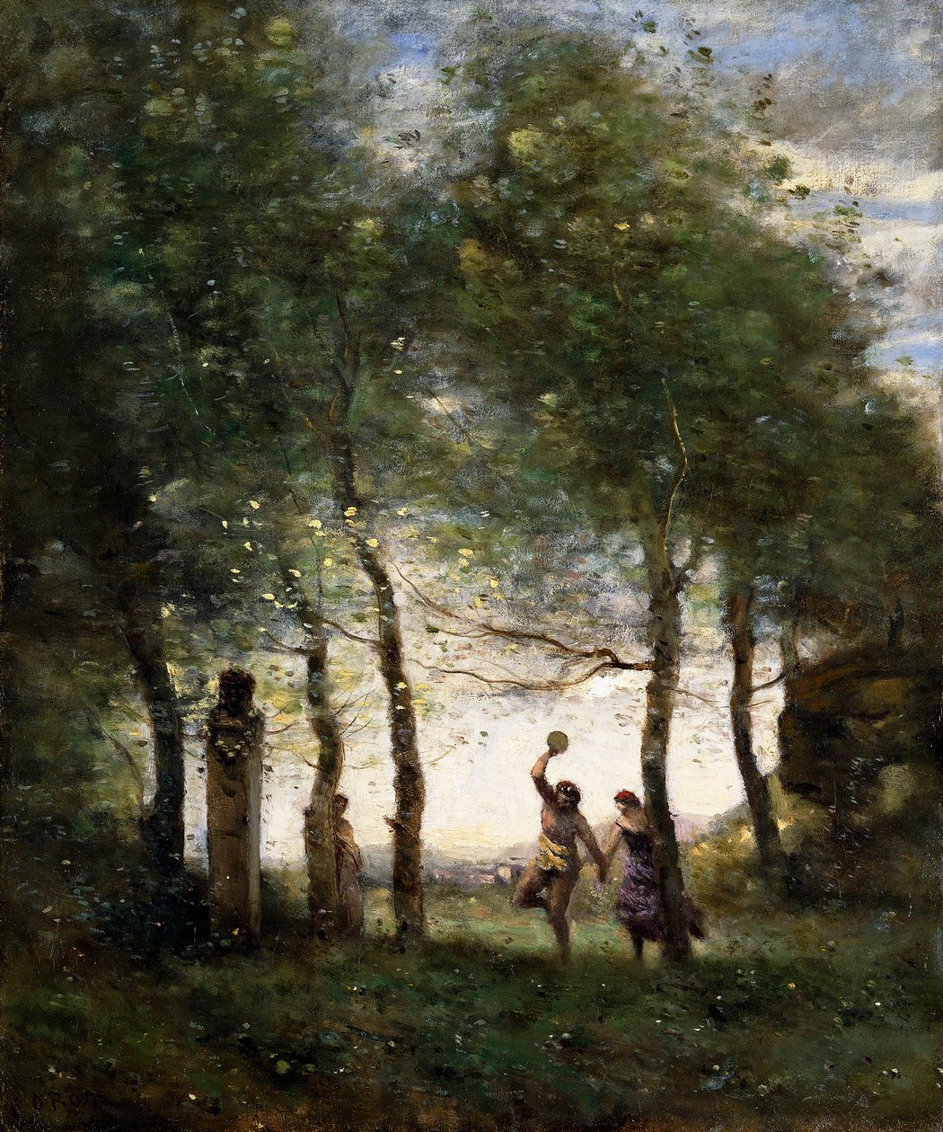 Petite Bacchanale - Jean Baptiste Camille Corot