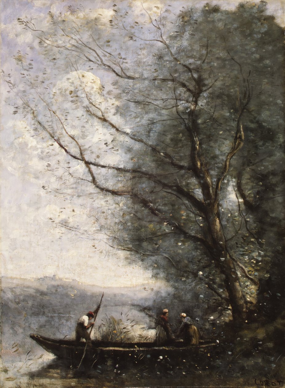 Le Passeur, vers 1865 - Jean Baptiste Camille Corot