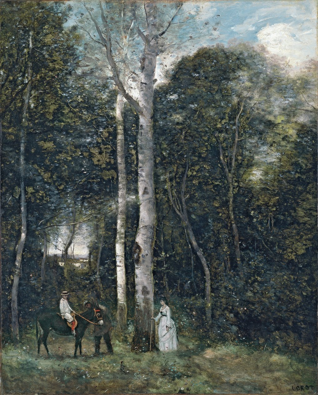 Le Parc des Lions à Port-Marly - Jean Baptiste Camille Corot
