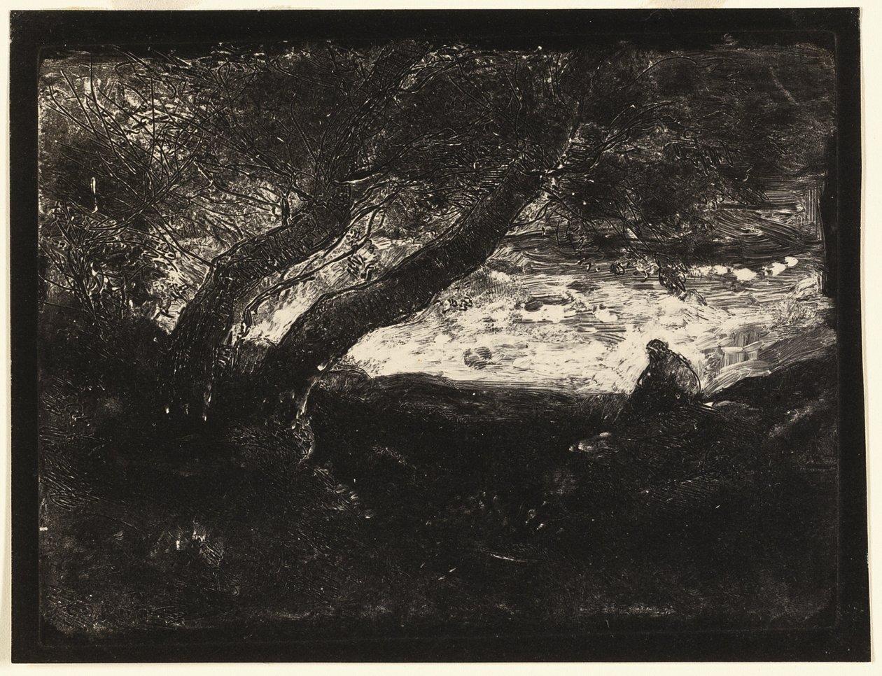 Le Penseur - Jean Baptiste Camille Corot