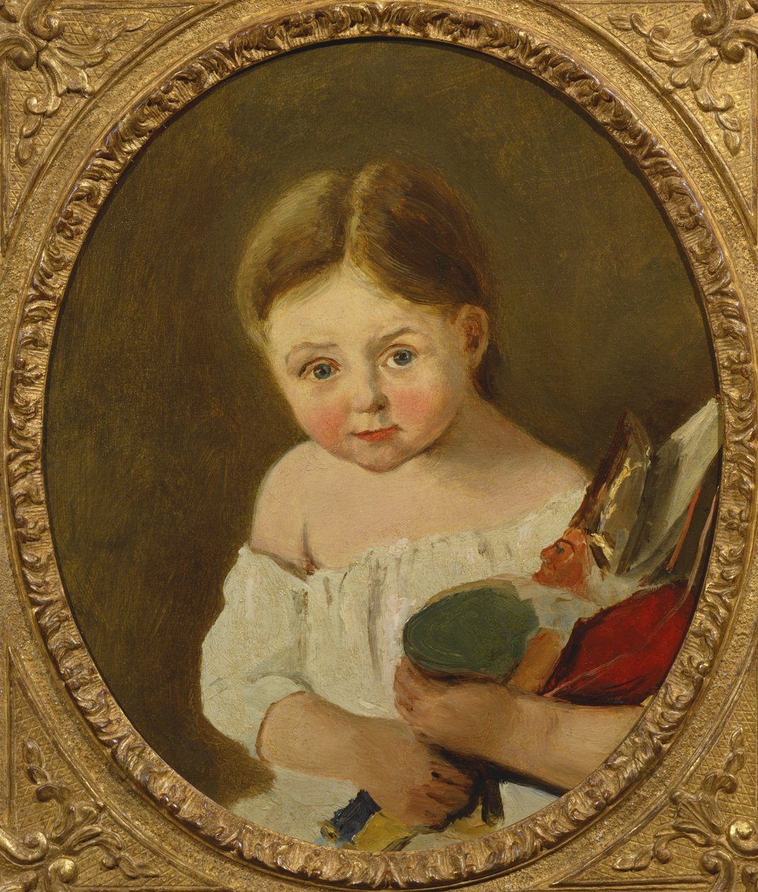 La plus jeune fille de M. Edouard Delalain, vers 1845-50 - Jean Baptiste Camille Corot