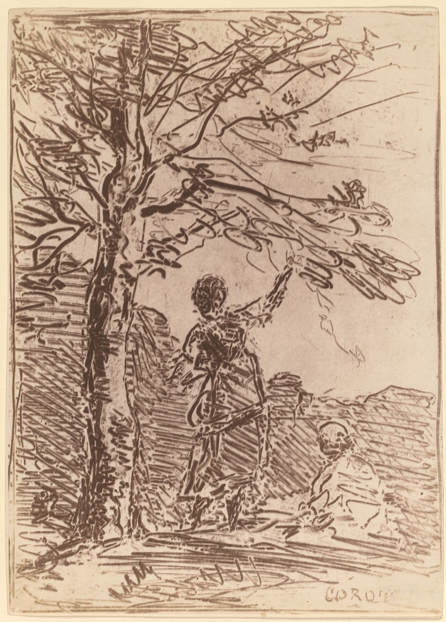 Jeune femme et la mort - Jean Baptiste Camille Corot