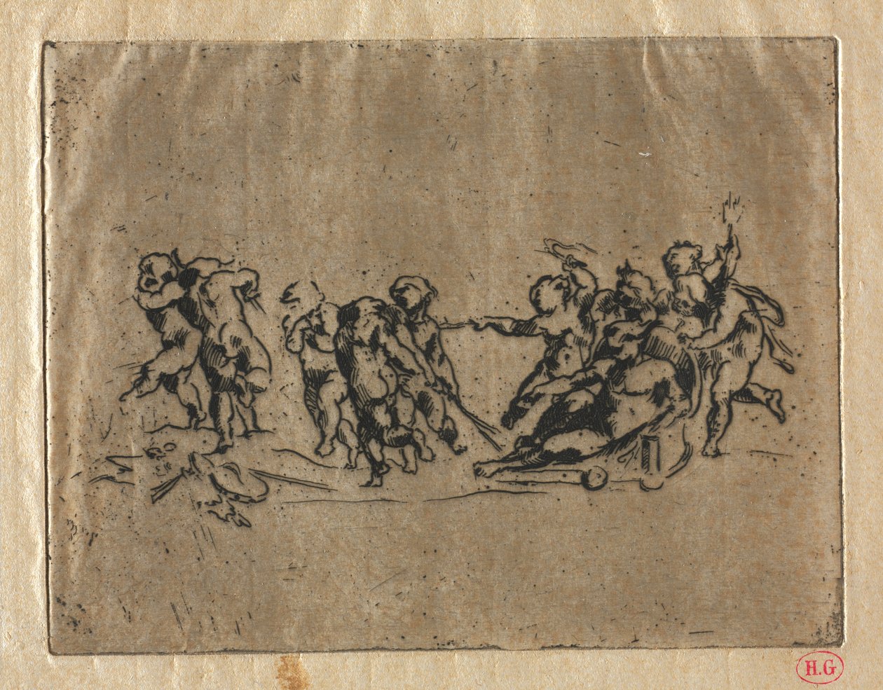Bacchanale avec Enfants et Chariot - Jean-Baptiste Carpeaux