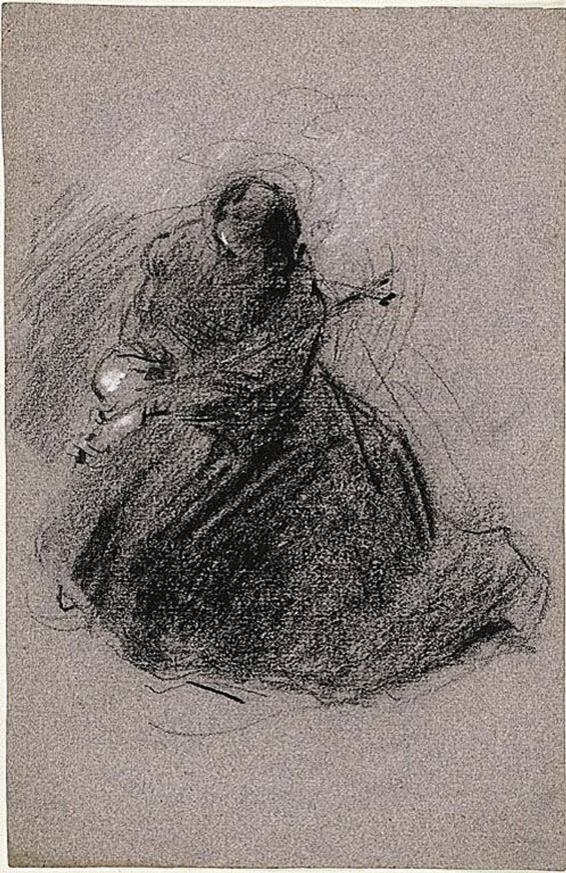 Saint François (recto) ; Deux figures (verso) - Jean Baptiste Carpeaux