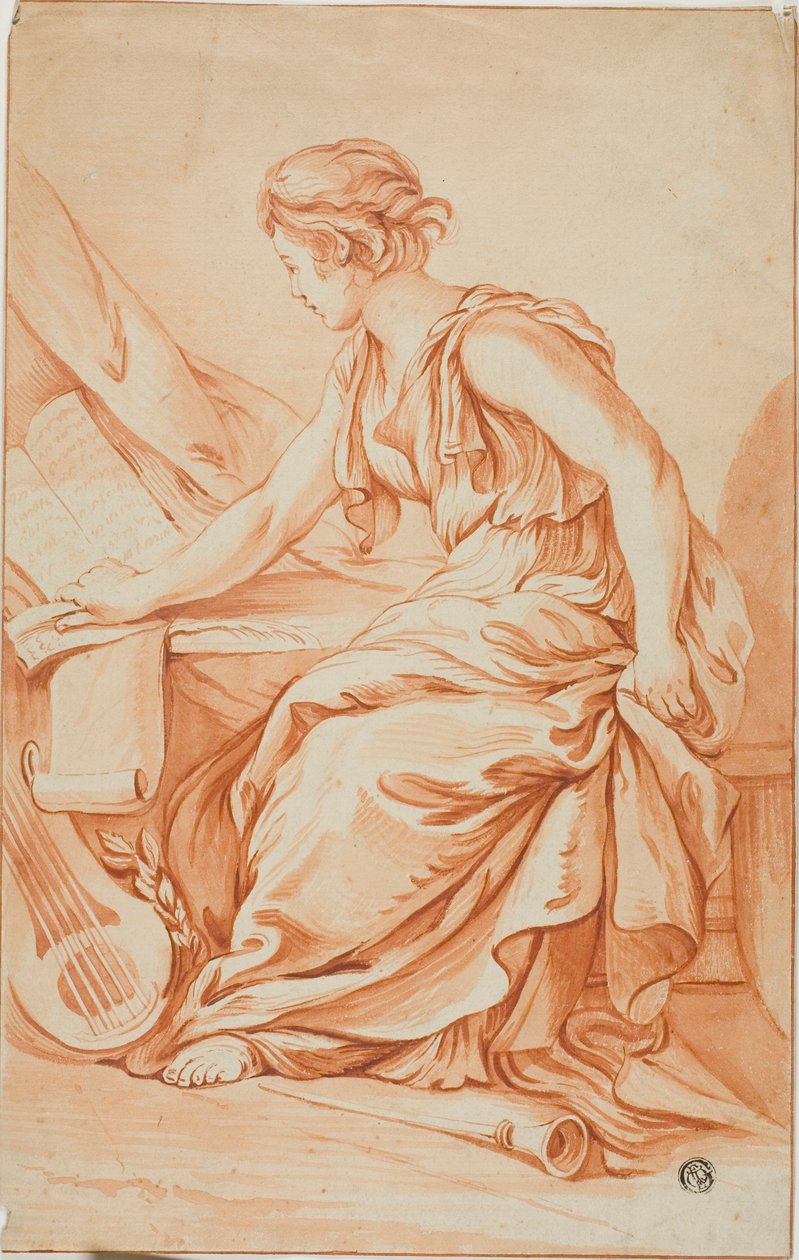 Eulerpe ou Clio - Jean-Baptiste Greuze
