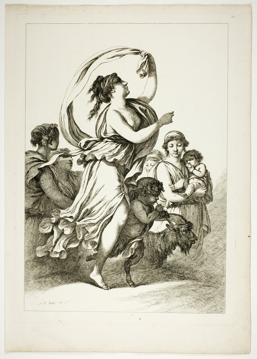 Planche 24 de 38 des Œuvres de J. B. Huet - Jean Baptiste Huet