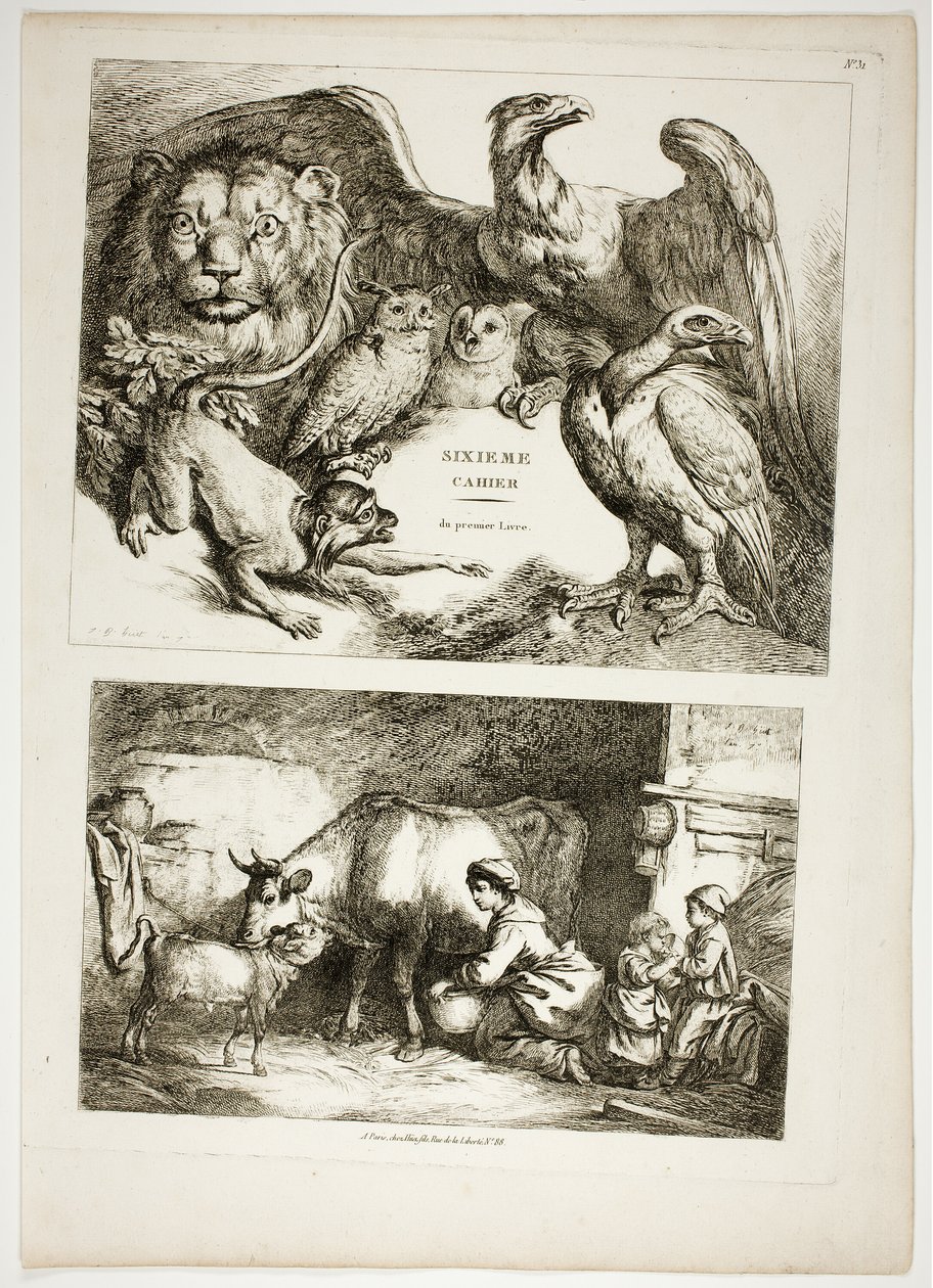 Planche 31 de 38 de Œuvres de J. B. Huet - Jean Baptiste Huet