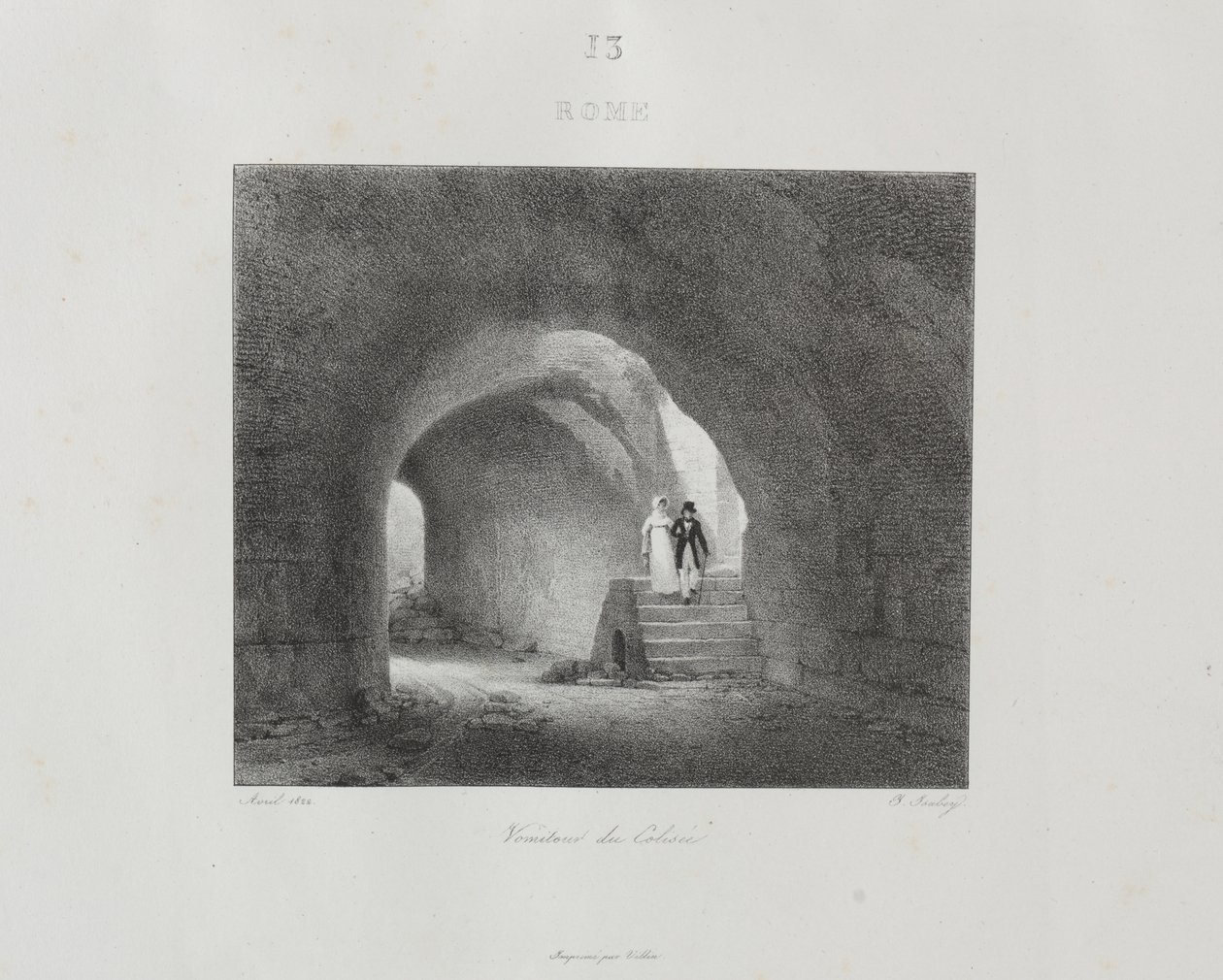 Voyage en Italie en 1822 - Jean-Baptiste Isabey