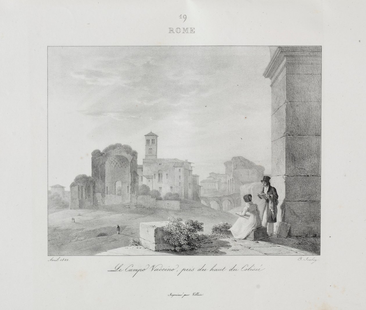 Voyage en Italie en 1822, 1833 - Jean Baptiste Isabey