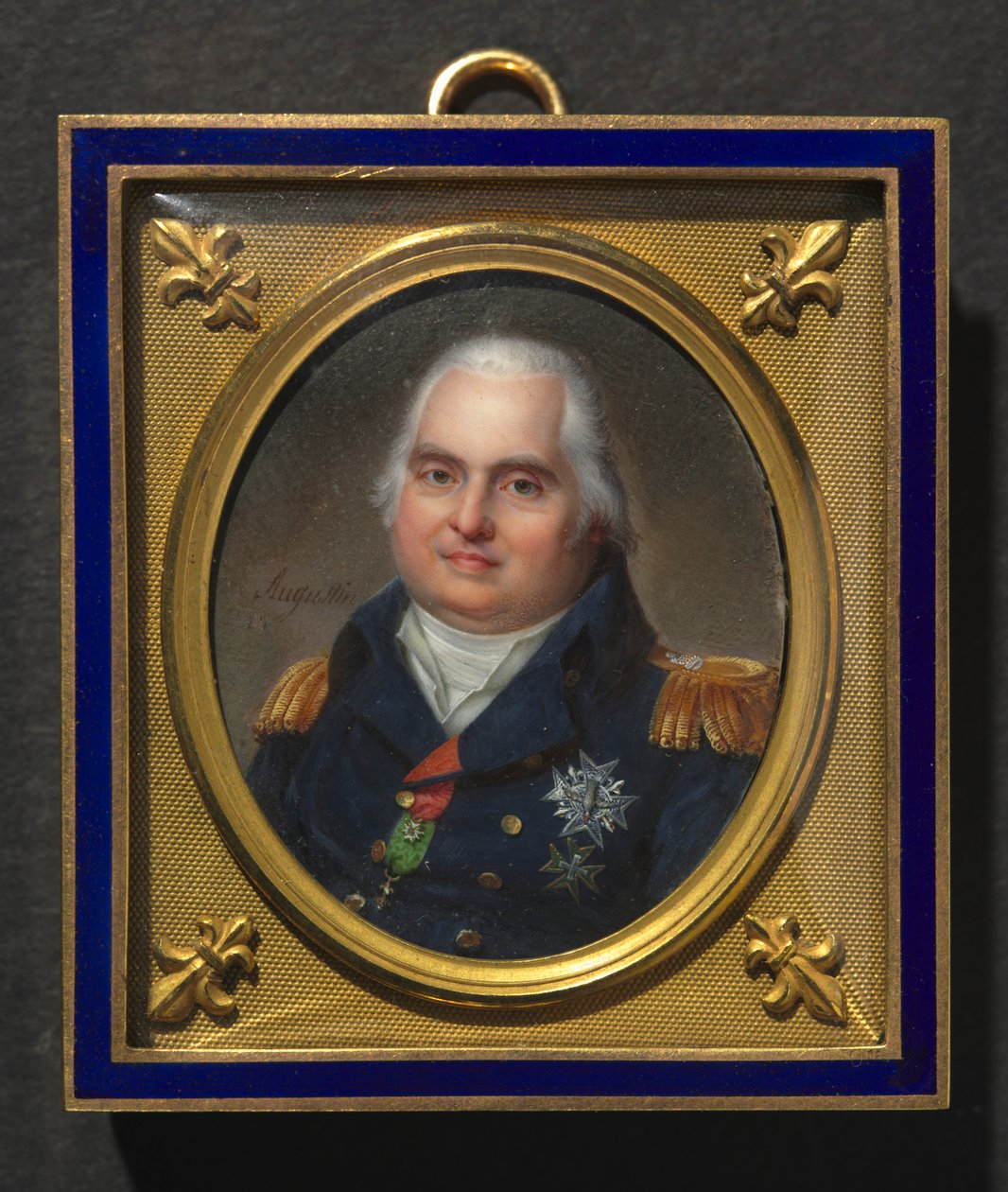 Portrait de Louis XVIII, vers 1822 - Jean Baptiste Jacques Augustin