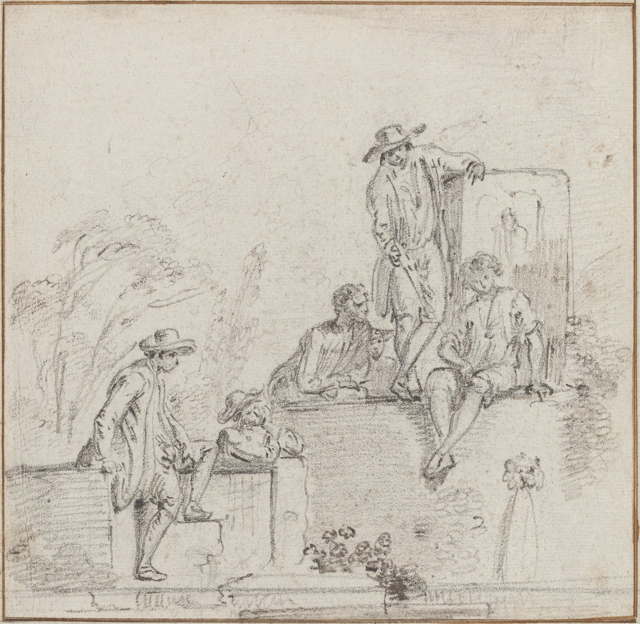 Figures assises autour d