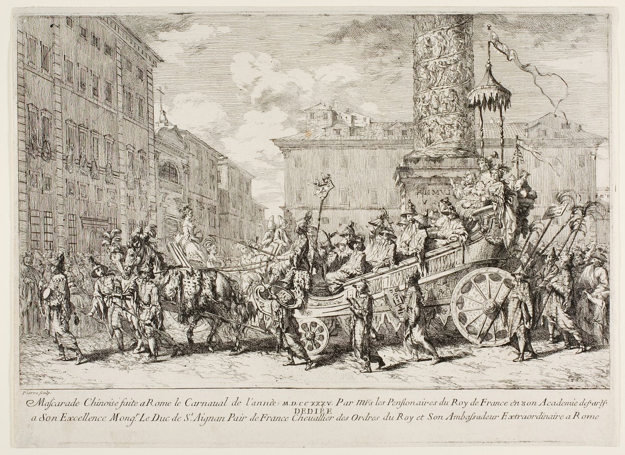 La mascarade chinoise - Jean Baptiste Marie Pierre