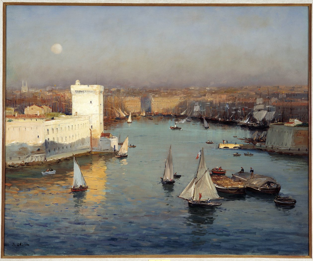 Vue du Vieux-Port de Marseille depuis le Pharo - Jean Baptiste Olive