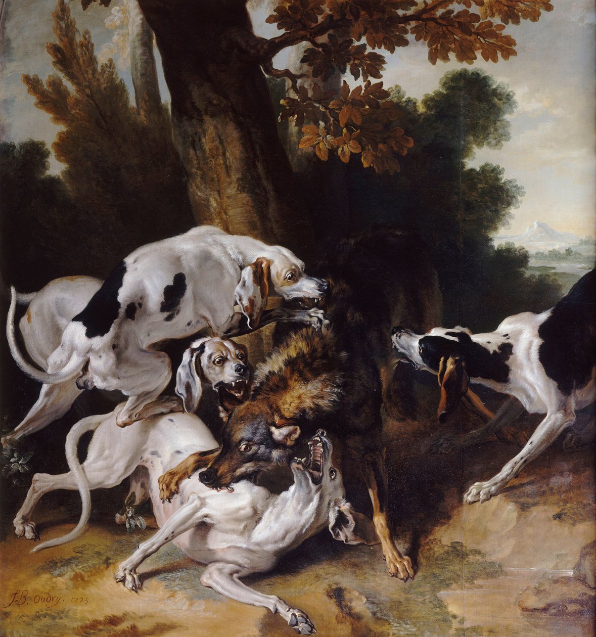 La Chasse au loup - Jean Baptiste Oudry