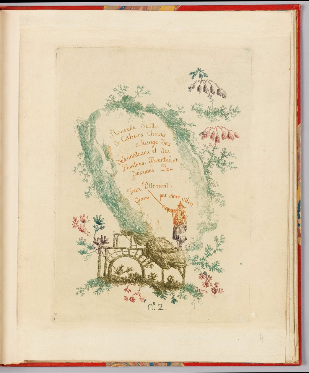 Title page, Plate 1, from "Nouvelle suite de cahiers chinois a l