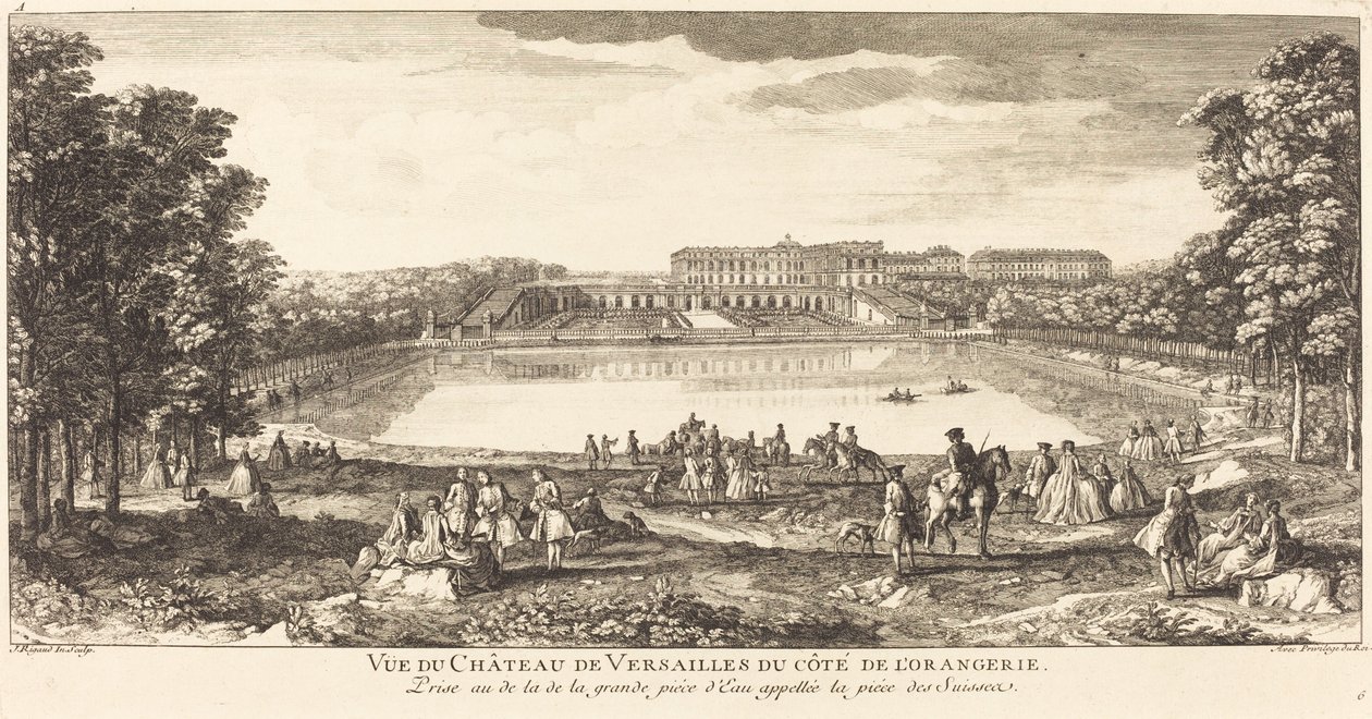 Vue du Château de Versailles du côté de l