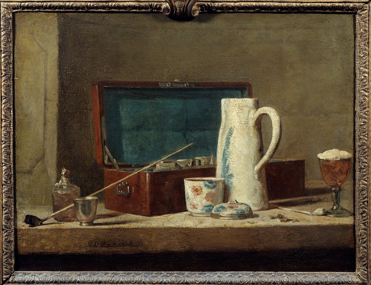 Pipes et vase pour boire ou fumer - Jean Baptiste Simeon Chardin