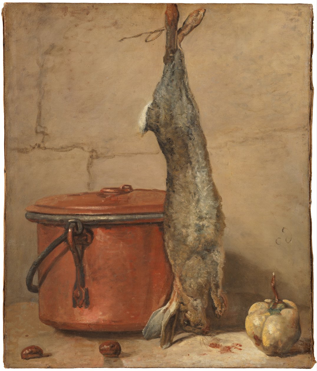 Lapin et pot en cuivre, vers 1739-40 - Jean Baptiste Simeon Chardin